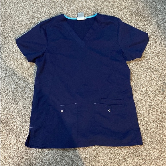 Set of 2 Navy ScrubStar Tops - Picture 3 of 3